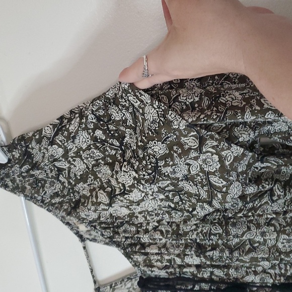 Ralph Lauren Denim & Supply Floral Paisley Print Blouse Size Extra Large Elastic - Picture 3 of 10